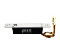 Yindhgdr Cerradura eléctrica de 12 V CC para control de acceso, cerradura eléctrica, mini cerradura eléctrica, cerradura electrónica de puerta, estado normalmente abierto