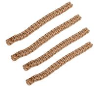 Yindhgdr Cortina de viento nórdico tejida a mano con cuerda de algodón en constante cambio para cortinas, bridas tejidas para cables, color marrón