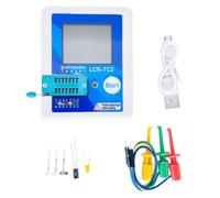 Yindhgdr -TC2 - Medidor de capacitancia de triodo de diodo V2 - Multímetro de condensador resistor multifunción, fácil de instalar, fácil de usar