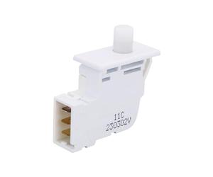 YINETTECH 1 interruptor de puerta de secadora DC64-00828B DC64-00828A 2071595 AP4578931 compatible con Samsung compatible con secadora Kenmore, color blanco