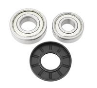 YINETTECH 1 Juego de Cojinetes Y Sellos para Tambor de Lavadora 6305ZZ 6306ZZ Cojinete 37x76x9.5/12mm Kit de Sello de Eje Compatible con LG 4036ER2004A Lavadora