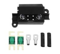 YINETTECH 1 Juego de Portafusibles para Coche con Tuercas de Seguridad Fusibles Midi Terminales de Anillo Tubos Termorretráctiles para Motocicletas Coches Portafusibles de Seguridad 40A