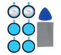 YINETTECH 1 par de protectores de lente de cámara de 34 x 10 mm, compatible con Insta360 X3 de doble lente