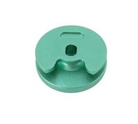 YINETTECH 1 Pieza de Tapa de Joystick con Botones de Metal de Repuesto Tapa de Almohadilla para El Pulgar Compatible con Nintendo New 3DS 2DS XL LL Agarre de Palanca de Mando de Metal Verde