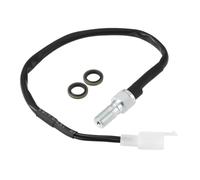 YINETTECH 1 Pieza Interruptor de Luz de Freno Moto de Orificio Único M10 x 1,00 mm Cable 40 cm Compatible con Brembo