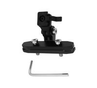 YINETTECH 1 soporte para tija de sillín de bicicleta compatible con Bontrager Ion Pro RT adaptador de faros delanteros, soporte adaptador de antorcha, color negro