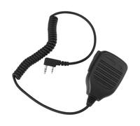 YINETTECH 1 Unidad Micrófono Altavoz de Hombro para Walkie Talkie KMC-21 Compatible con Kenwood TK-3107 TK-3207