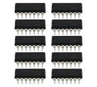 YINETTECH 10 Chips de Circuito Integrado TI SN74LS93N de 5 V Adecuados para Sistemas Integrados Y Circuitos Lógicos Informáticos Retro.