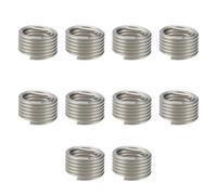 YINETTECH 10 insertos de rosca de acero inoxidable 304 M12 x 1,75 x 1D compatible con inserto de reparación manual de herramientas automáticas Helicoil