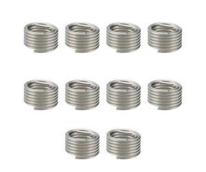 YINETTECH 10 insertos de rosca de acero inoxidable 304 M12 x 1,75 x 1D compatible con inserto de reparación manual de herramientas automáticas Helicoil