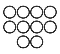 YINETTECH 10 Juntas Planas de Goma de 45x36x2mm Adecuadas para Sifones Desagües Sifón Tuerca de Unión de 1 1/2 Pulgada Junta de Goma Junta de Desbordamiento de Sifón