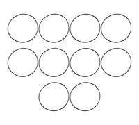 YINETTECH 10 Piezas de Anillo de Sellado de Nitrilo de 85mm ID x 2,5mm de Espesor Junta Tórica de Caucho NBR de 90mm x 85mm x 2,5mm Junta Tórica Compatible con Viega Junta Tórica 556402 4943.20