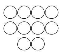 YINETTECH 10pcs Juntas Tóricas de Caucho de Nitrilo de 80x74x3mm para Rodamientos de Rodillos Rodamientos de Bolas Radiales Equipos Mecánicos