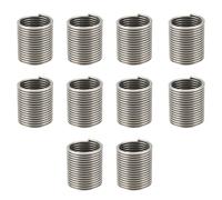 YINETTECH 10x Insertos Roscado Fino Acero 304 M12x1.25x2D Compatible con Helicoil para Herramienta Manual/Automática