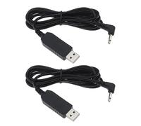 YINETTECH 2 cables de carga USB para afeitadora compatibles con recortadora de barba Remington Barba MB320 MB320C MB42C MB310C MB200 Pa3215U 3.2V 24AWG 1.5 metros