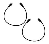 YINETTECH 2 cables de extensión de aviación macho a macho de 40 cm, cable de extensión para coche, autobús, camión, cámara CCTV inversa, sistemas de seguridad de género, cable cambiante