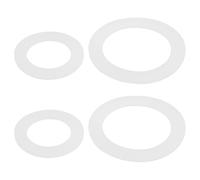 YINETTECH 2 juegos de juntas de silicona para cisterna de inodoro compatible con Grohe Adagio 43808000 43544000 pistón (66 x 46,5 x 2 mm, 47 x 30 x 2 mm)