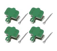 YINETTECH 2 Pares de Pastillas de Freno de Cerámica Sinterizada para Scooter Compatible con Nutt P1 2.0 P1 Pro EQ FF Lite R1