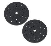 YINETTECH 2 Piezas 150mm Almohadilla Interfaz Esponja Suave Almohadilla Lijado 53 Orificios para Almohadilla Cojín Lijadora Discos Lijado Gancho Y Bucle Reemplazo Dedicados Resistentes A Impactos