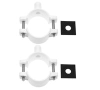 YINETTECH 2 Piezas Abrazaderas de Válvula de Drenaje Blancas de 1/4 Pulgadas Adaptador de Tubo de Manguera de Conexión Rápida para Sistemas de ósmosis Inversa Filtros de Agua Abrazadera