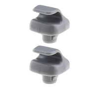 YINETTECH 2 Piezas Clips de Repuesto para Visera Solar 88217S04003ZA Compatible con Honda Accord/Civic/CR-V/Odyssey/Ridgeline Soporte de Visera Gris