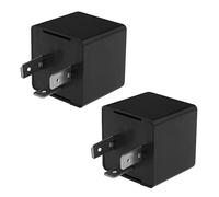 YINETTECH 2 relés intermitentes de 3 pines 111953227D DC12V 20A Plug In compatible con Beetle Karmann Ghia Relé intermitente automotriz, intermitentes LED electrónicos