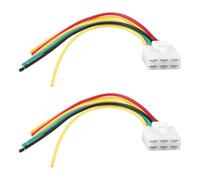 YINETTECH 2 X Conector Regulador de Motocicleta de 6 Pines M551-A075 Compatible con Honda NX125