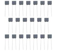 YINETTECH 20pcs Condensador Caja Película Poliéster 104J100 0.1uf 100v Paso 5mm de agujero pasante radial para filtros rc acoplamiento desacoplo prototipado y reparaciones
