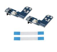YINETTECH 2PCS Placa Interruptor de Encendido de Consola de Juegos Compatible con Sony PS2 Slim SCPH Serie 7000 con Cable Flexible de Cinta Placa de Control de Encendido de Consola