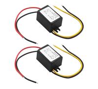YINETTECH 2pcs Unidades de Módulo de Fuente de Alimentación Reductor de 12V A 3V 3A Compatible con Protección contra Cortocircuitos de Sobrecorriente Y Sobretemperatura de Energía del Automóvil