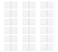 YINETTECH 30 Piezas RC Avión Bisagras 36x20mm Rectángulo Plegable Plástico Bisagras con Clavijas para DIY RC Avión Modelo Piezas Reemplazos Blanco