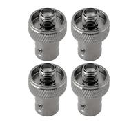 YINETTECH 4 adaptadores BNC hembra a SMA macho para radios con un conector de antena SMA macho empotrado compatible con Quansheng compatible con Beofeng compatible con radios Radtel
