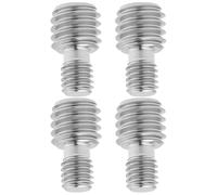 YINETTECH 4 tornillos adaptadores macho de 3/8 pulgadas a macho M6 adecuados para trípode monopié y placa de liberación rápida