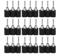 YINETTECH 40 enchufes de transistor en línea de 3 pines de 2,54 mm compatibles con pedales de efectos de guitarra Fuzz compatibles con placa PCB