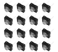 YINETTECH 40 interruptores táctiles de botón de gel de sílice PCB de 2 pines de 8 x 8 mm para productos electrónicos electrodomésticos