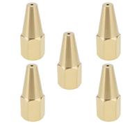 YINETTECH 5 Boquillas para Pistola de Soldadura de Acetileno H01-2 N.° 2 0,6 Mm Aptas para Soldadura de Tuberías Y Joyería.