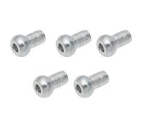 YINETTECH 5 topes de cable de extremo de bola de 8,8 mm de diámetro de 3,5 mm, alambre de acero chapado en zinc compatible con cable de cuerda de alambre de 5 mm para accesorios de máquina de gimnasio