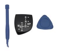 YINETTECH Adhesivo para el panel de la palanca de cambios de coche, pieza de repuesto para el interior del coche, compatible con BMW Serie 1, 2, 3, 4, 5, 7, X3, X4, X5, X6, corta
