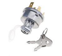 YINETTECH Arrancador de Cerradura de Encendido con Juego de 2 Llaves Orificio de Montaje de 4 Posiciones de 16 Mm Compatible con 12239 para Tractor David Brown Landin Massey Ferguson