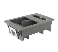 YINETTECH Bisel del Panel de La Carcasa del Interruptor del Elevalunas 6N0959549A Compatible con VW Lupo Polo 6N2 Gris