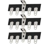 YINETTECH Bloque de Terminales de Cobre Y Níquel de 3 X 5 Posiciones para Altavoces Equipos de Audio Postes de Cableado DIY