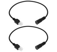 YINETTECH Cable Adaptador de Alimentación de 5,5 X 2,5 Mm A 5557-2X P 12V 3A Compatible con FORTIGATE FORTINET FSP036-RBBN2 FSP036-RAB El Cortafuegos