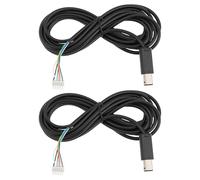 YINETTECH Cable de Repuesto para Reparación de Consolas de Juegos 2 Unidades 10 Pies 3 M con 6 Pines de Cabecera Compatible con Nintendo Compatible con El Controlador Gamecube GC NGC