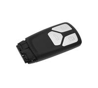 YINETTECH Carcasa de llave inteligente de 3 botones compatible con Audi TT A4 A5 Q7 SQ7 RS TTS carcasa de llave remota con soporte para batería de repuesto