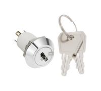 YINETTECH Cerradura Electrónica de Dos Posiciones con Interruptor de Llave de 16 Mm Y 2 Llaves S1605 para Ascensor O Estación Base