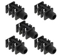 YINETTECH Conector de Entrada de Amplificador Mono de 4 Pines de 5 Piezas 005-1658-049 Compatible con Fender Bajos
