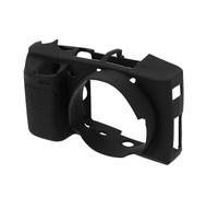 YINETTECH Funda protectora de silicona antiarañazos, suave, compatible con cámara digital Sony Alpha A6000 ILCE-6000, 12 x 7 x 2,3 cm, color negro