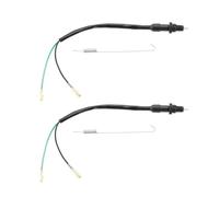 YINETTECH - Interruptor de luz de freno para moto con muelle universal en la parte trasera compatible con Honda para accesorios de bicicleta Kawasaki