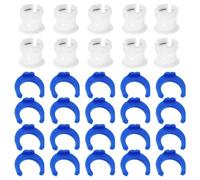 YINETTECH Juego de 10 clips de abrazadera de acoplamiento de tubo para extrusora de impresora 3D, accesorios Hotend compatibles con tubos Ultimaker de 2 Um de diámetro fijo de 6 mm