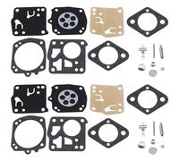 YINETTECH Juego de 2 piezas de revisión de carburador de motosierra compatible con Tillotson RK-23HS RK-17HS compatible con Husqvarna 61 266 268 272XP 281 181 compatible con Jonsered 625 630